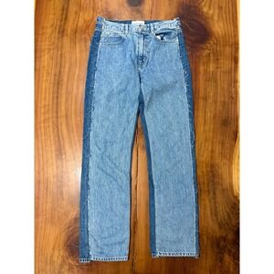 Silverlake Women jeans 27 Re-work Panelled London High rise Great divide Z6